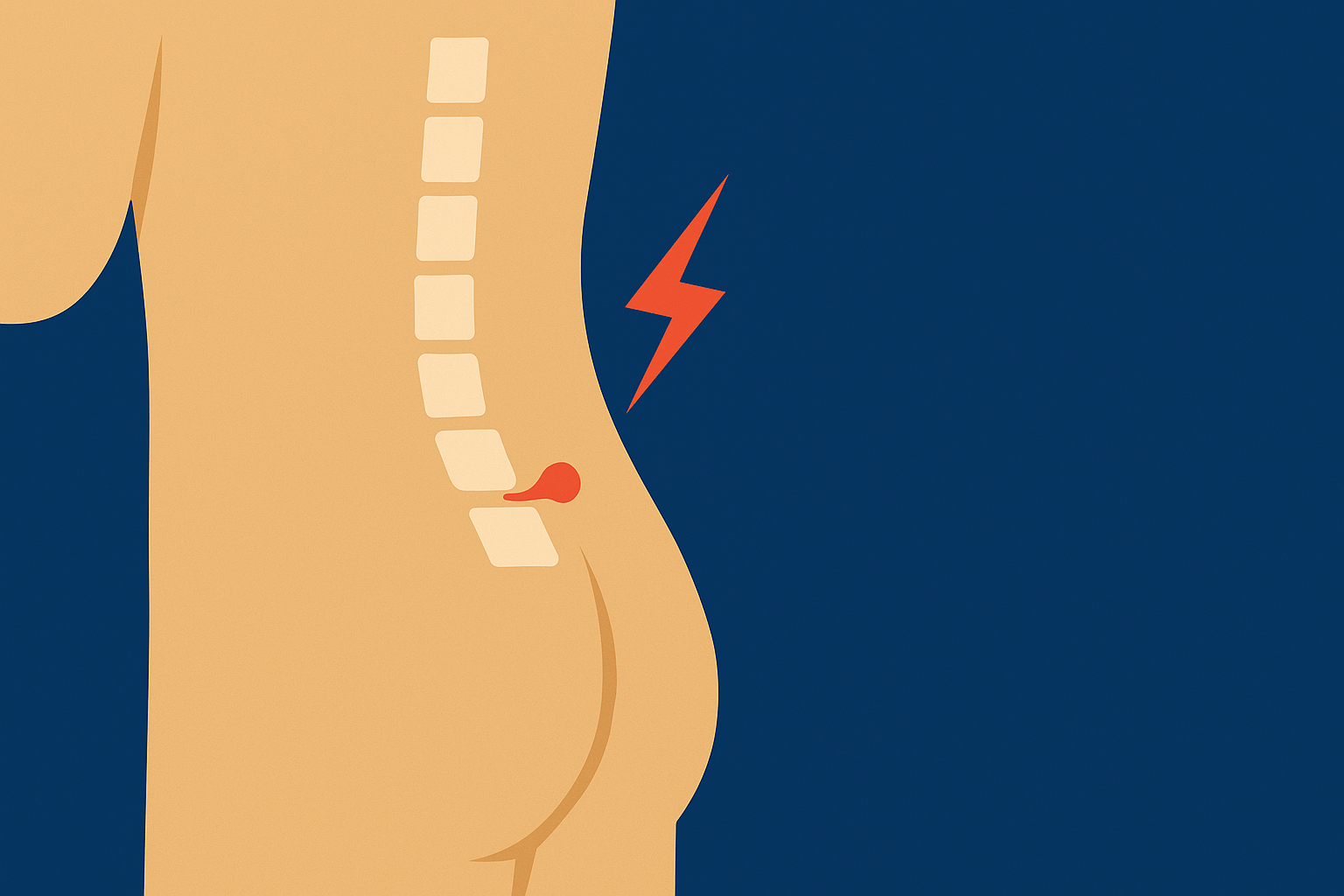 výhřez ploténky bederní páteře